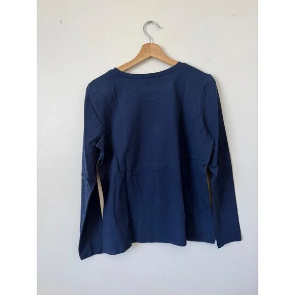 Real Comfort by Chadwick's Men's/Women's Crew Neck Tee – Midnight – Size Large - Picture 3 of 3